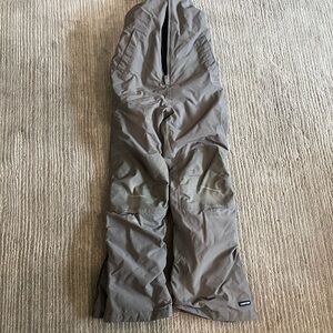 Lands' End Navy and Gray Winter Bib